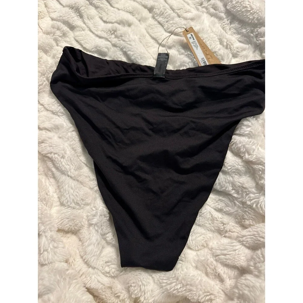 Skims dipped Mid coverage Swim Bottom onyx